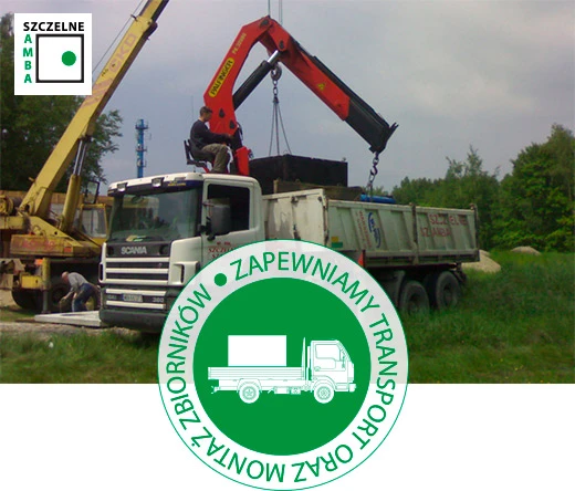 GlASS POL - transport i montaż zbiorników